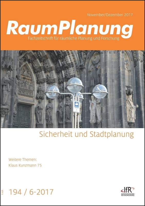 Ache, P., Ebert, R., Gnad, F., Spiekermann, K., Wegener, M. (2017): Klaus Kunzmann 75. RaumPlanung 194/6-2017, 46-51.